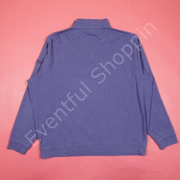 Peter Millar Great Waters Reynolds Lake Oconee Pullover Mens XL Purple Cotton - Picture 3 of 7
